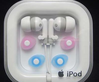苹果ipod耳机 可爱入耳式耳塞