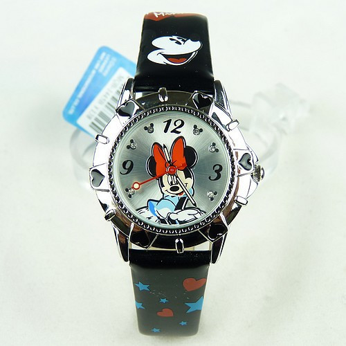 2011年新款正版迪士尼手表 可旋转表盘米妮儿童手表 MQB-1445B