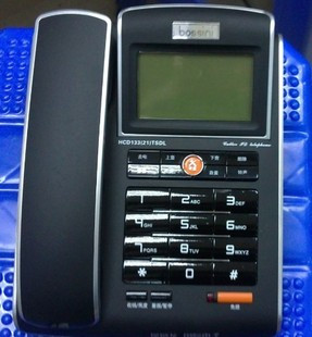 堡狮龙21型电话机　屏幕有背光　超大屏显示 可接分机