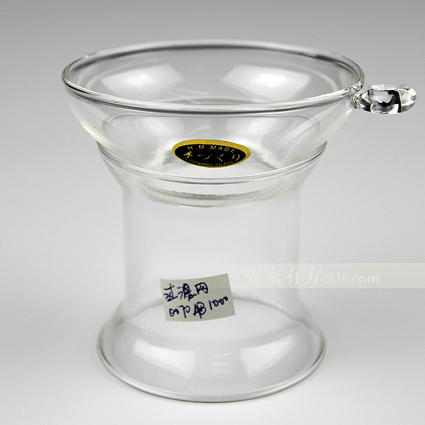 台湾进口精品玻璃过滤网 正品玻璃茶具价格 精美玻璃茶具特价配件