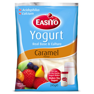 easiyo 酸奶粉 新西兰进口易极优酸奶粉 焦糖甜味优格粉 8包邮