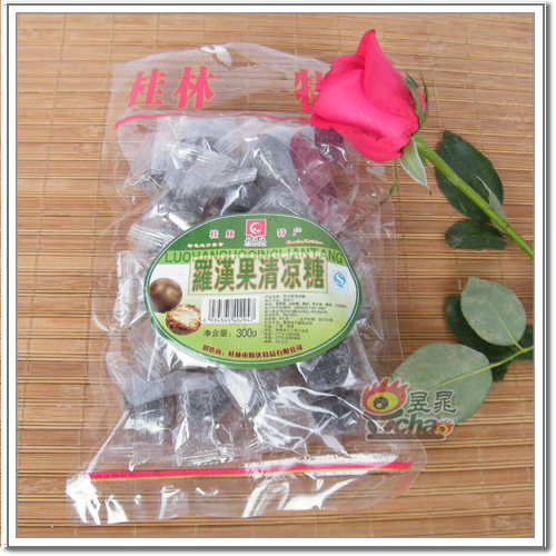 桂林琥珀糖果 纯天然 清凉罗汉果软糖 送礼佳品  桂林特产