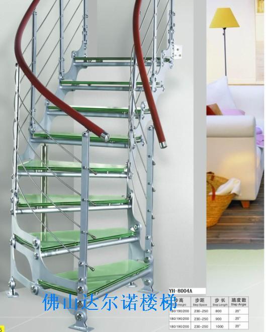 精品玻璃楼梯 豪华楼梯扶手 楼梯立柱 配件