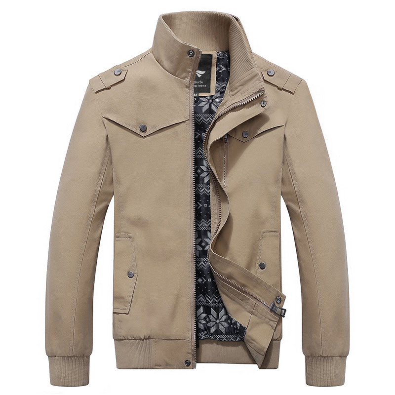 2014秋季新品 帆布棉衣男装 修身男士夹克外套jacket韩版立领大码