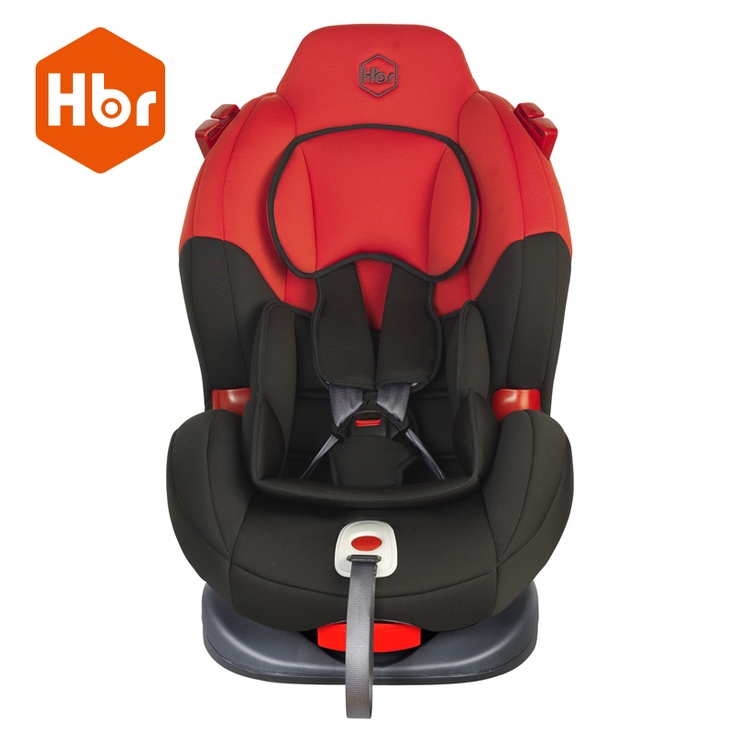 HBR婴儿宝宝安全座椅1-6岁五点式可坐躺 isofix接口儿童安全座椅