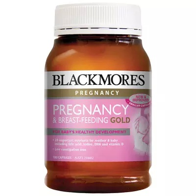 澳洲直邮代购 Blackmores孕妇及哺乳黄金营养素含叶酸DHA