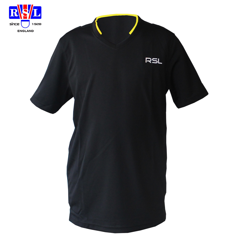 新款正品RSL/亚狮龙羽毛球服男女运动服V领T恤速干透气M151004
