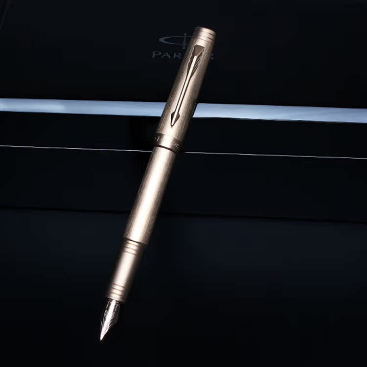 正品PARKER/派克首席金特别版墨水笔钢笔笔笔铱金笔玫瑰金0.5mm