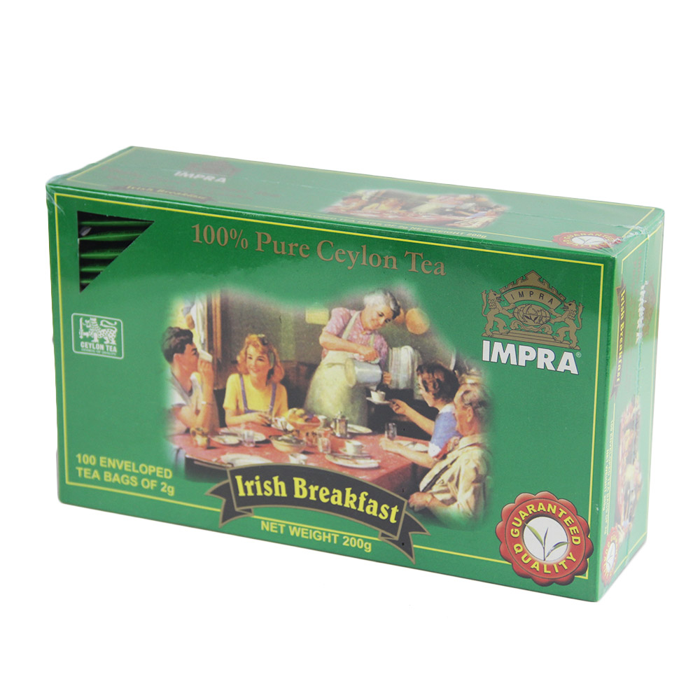 IMPRA英伯伦爱尔兰原味红茶叶 斯里兰卡原装进口 盒装袋泡茶