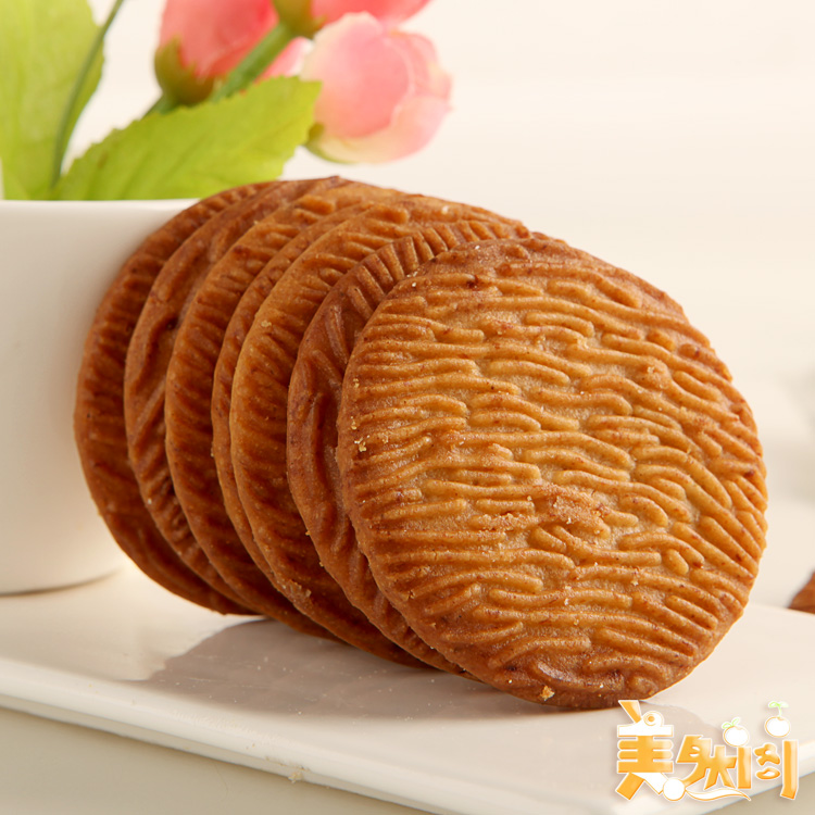 美然阁特产零食品 猴头菇养胃饼干 猴菇饼干15包/415g 好吃的脆饼