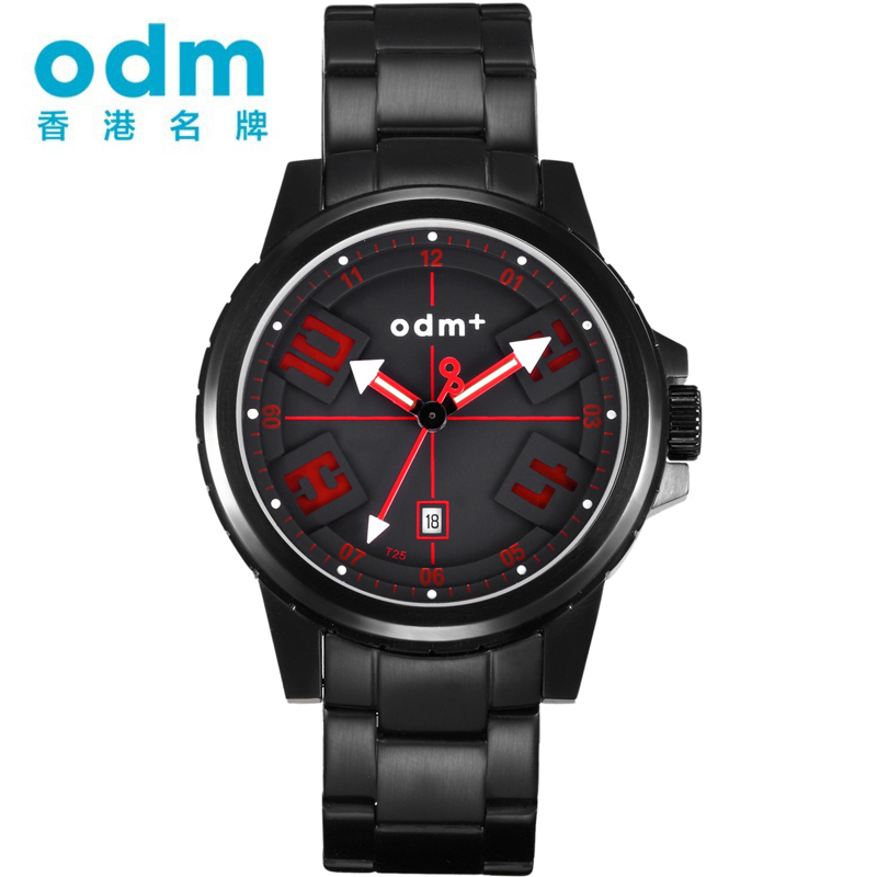 新品推荐 ODM欧迪姆正品手表男士石英表时尚男表钢带男手表DM007