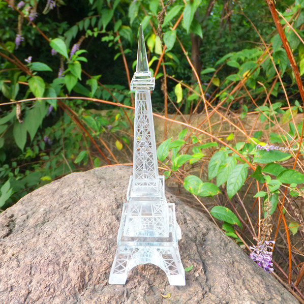 水晶工艺品 法国巴黎埃菲尔铁塔摆饰模型 家居装饰 生日结婚礼物