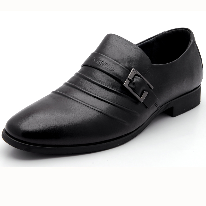 新品上市意大利老人头/KASILD 男式鞋正装商务皮鞋头层牛皮单鞋