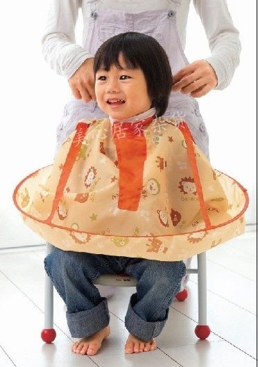 日本正品抗静电零甲醛儿童理发斗篷 儿童理发衣理发围布全国包邮