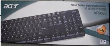 ACER  AR-680键盘 防水键盘 带键盘膜 ps/2接口