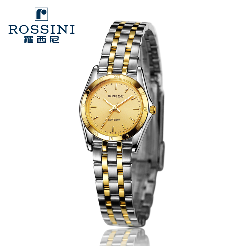 【官方直营】罗西尼石英女表雅尊系列不锈钢手表5376T06B