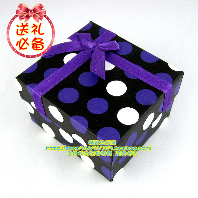 生日送礼/表达爱意专用手表礼盒可爱蝴蝶结手表盒-紫色