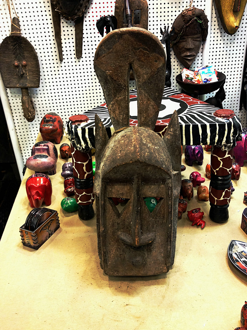 非洲古董木雕——喀麦隆部落面具s