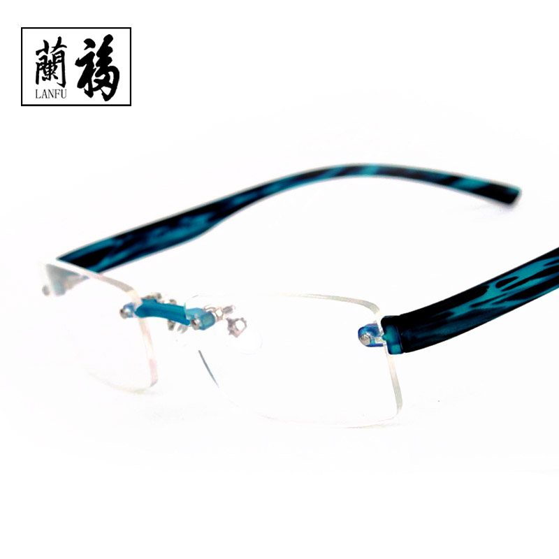 TR90无框近视眼镜框 男士眼镜架 仅重8克 眼睛框 潮 余文乐眼镜