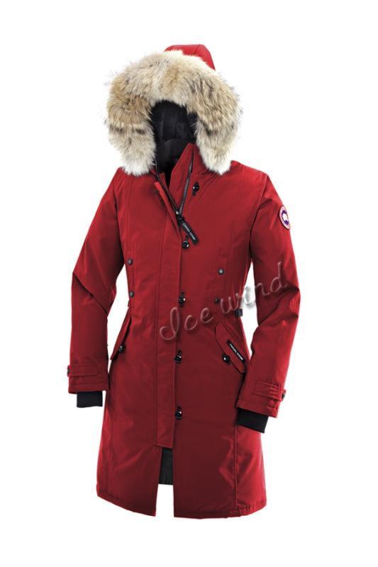 2013新款外贸正品CANADA GOOSE加拿大鹅修身女长款防水保暖羽绒服
