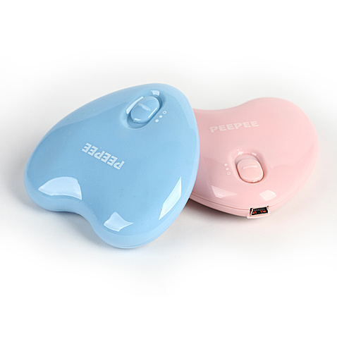皮皮USB迷你便携式数码暖手宝带手机反充功能电暖宝电热宝电热饼