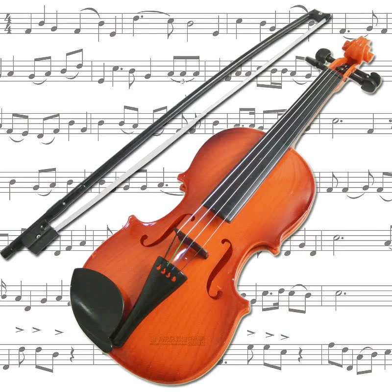 仿真小提琴玩具 启蒙 琴乐器儿童音乐玩具 益智3-7 富隆