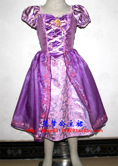 公主裙礼服紫色性价比 儿童女童公主礼服裙质量好推荐