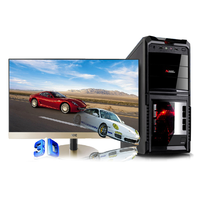 极速八核AMD FX8320独显 游戏悍将组装台式整机 DIY兼容配显示器