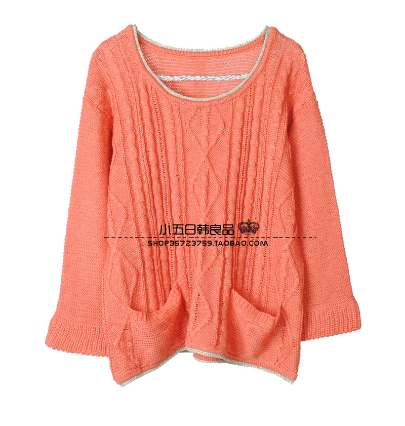 日本pour la frime 正品  2012年春季新款短款针织衫