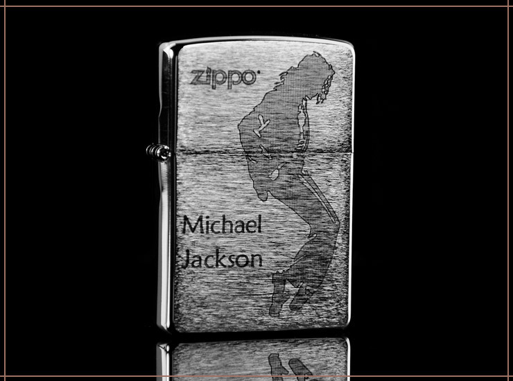 原装正品 芝宝Zippo打火机 迈克尔杰克逊纪念版 个性雕刻款