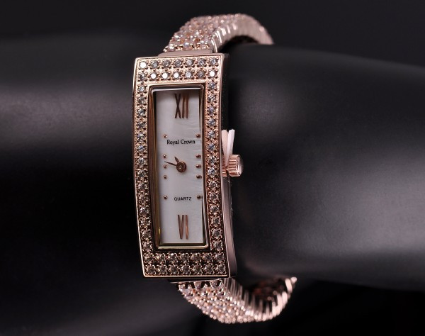 手表 女表 萝亚克朗 手表 正品 镶钻 水钻女表