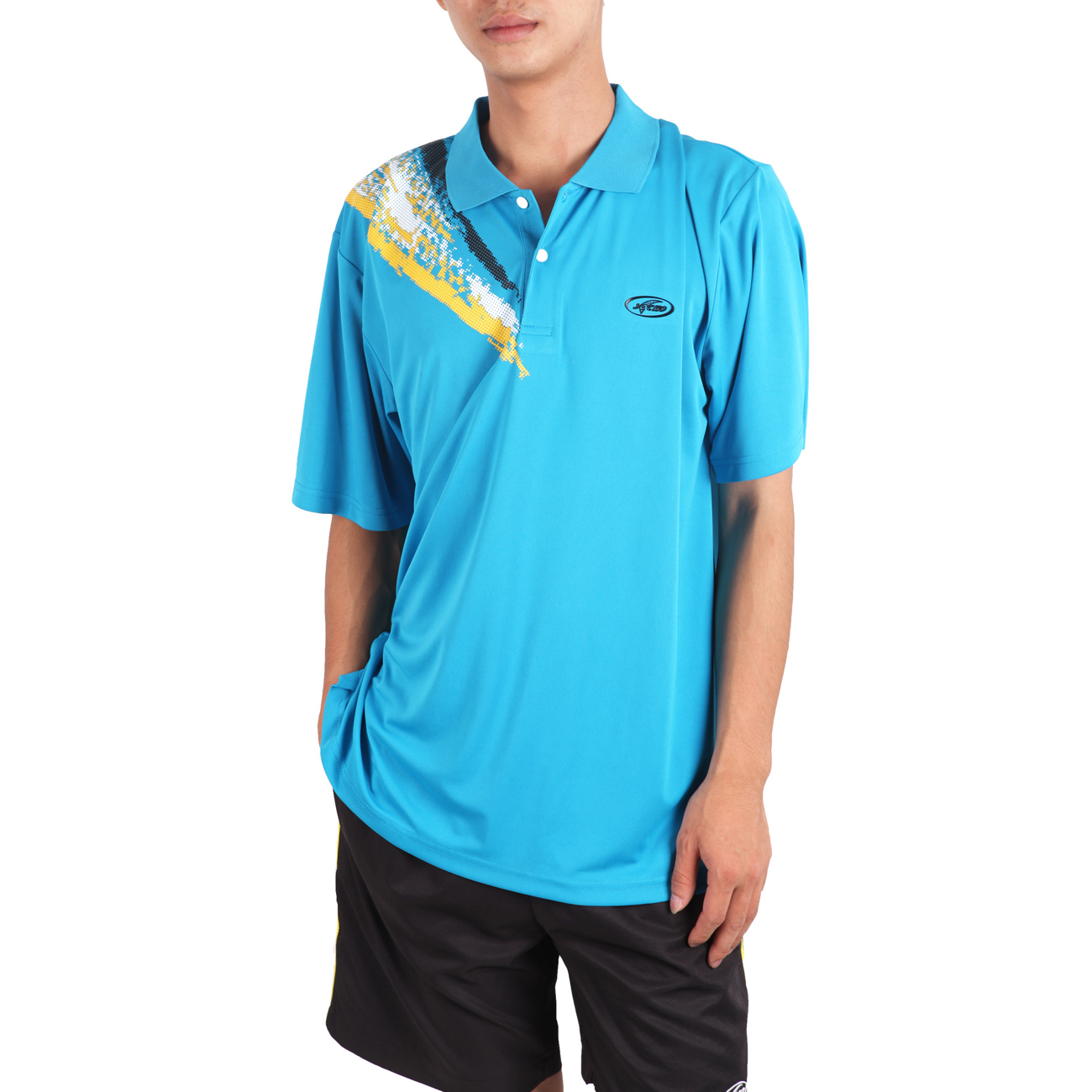 SOCKO/圣蓝戈 正品新款休闲羽毛球乒乓球服装吸汗透气运动T恤3301