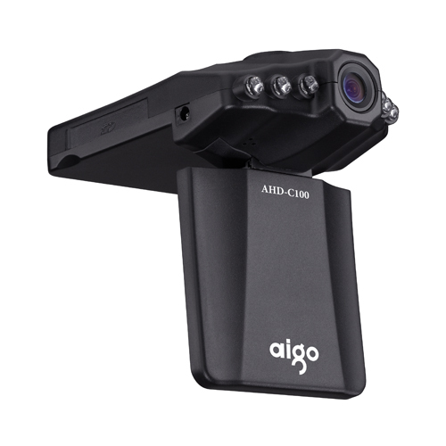 Aigo/爱国者行车记录仪AHD-C100 车载摄像机 行车监控 30万摄像