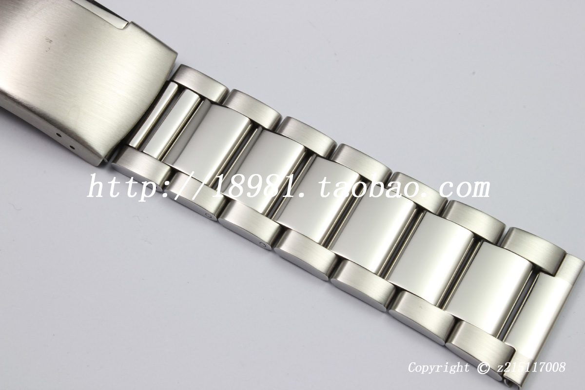手表配件 通用表带 替用表带 实心精钢表带 表带 24mm 26mm