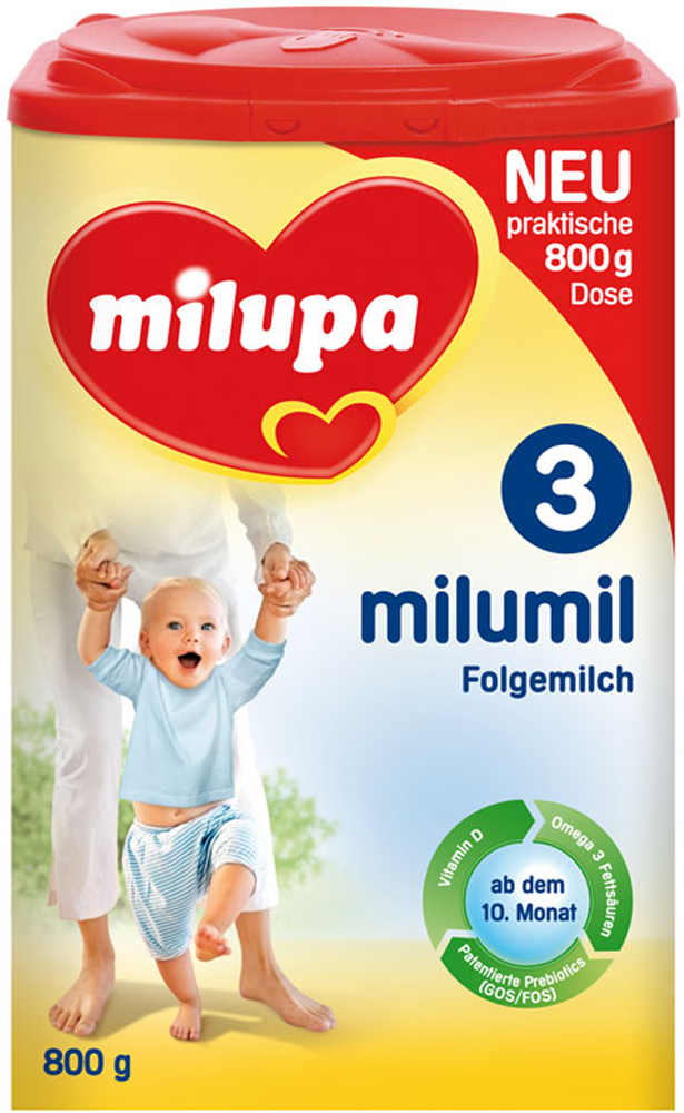 现货德国进口直邮MILUPA美乐宝MILUMIL米路米3段婴幼儿奶粉爱他美