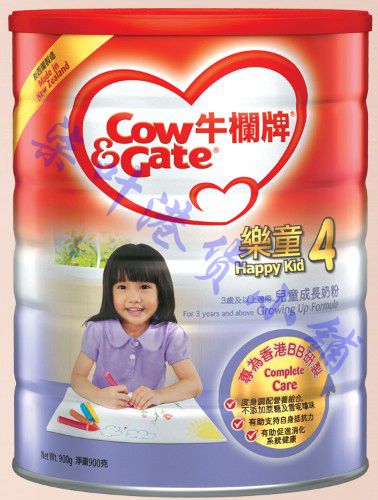 香港代购 港版牛栏4段 儿童成长奶粉900克 3岁以上的宝宝适用