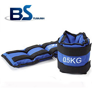 BS 蓝色运动沙袋 0.5kg*2 负重 儿童青少年 绑腿沙袋 体育用品
