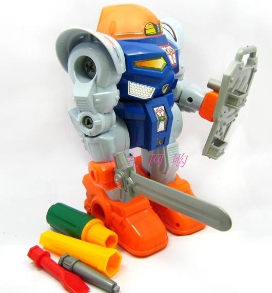 拆装机器人玩具 宝宝玩具 动手动脑/儿童益智拆装玩具0.33