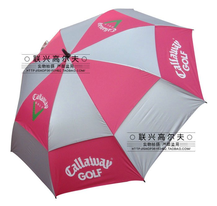 高尔夫伞 超大伞 防风 女士雨伞 全自动伞-玫粉色