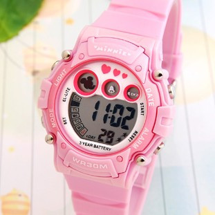 特价正品迪士尼手表 米奇儿童手表 电子表运动防水潜水表男女孩表