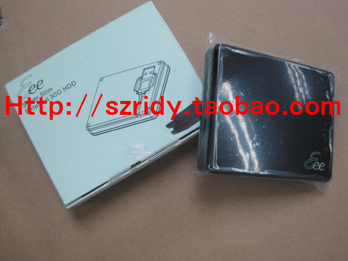 Asus/华硕 Eee SHE251 1.8寸30G 外形小巧方形移动硬盘当U盘卖