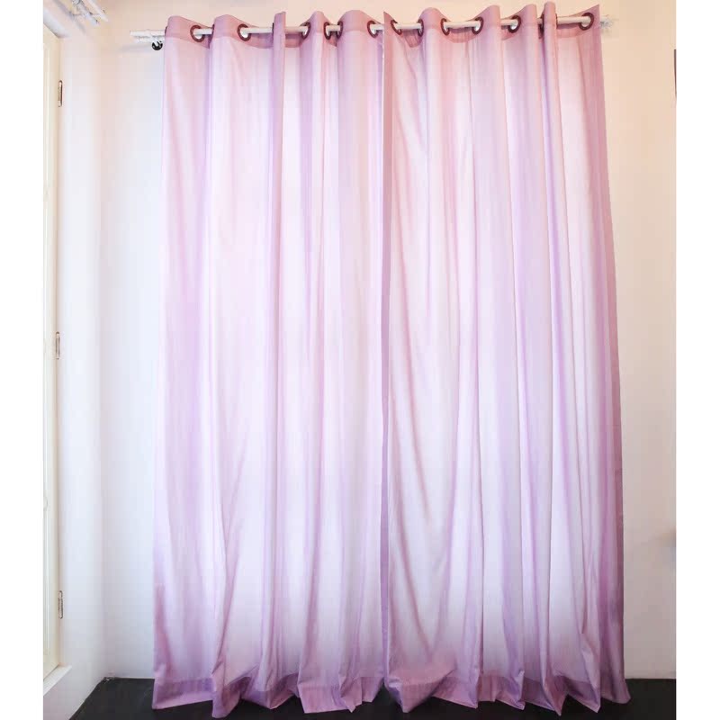 杜玛 尊贵点点紫色窗帘 高档卧室客厅书房定制窗帘软饰布艺