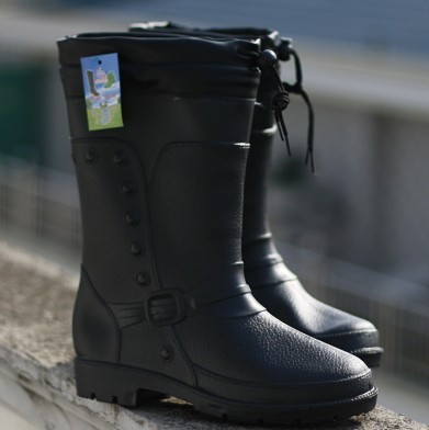 冬季男款中帮保暖雨靴/加棉雨鞋/水鞋 雨靴 套靴3519-6