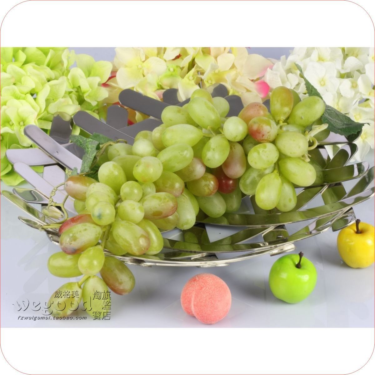 高档塑料水果提子 110头塑料假青提子 仿真水果串工艺品O9385
