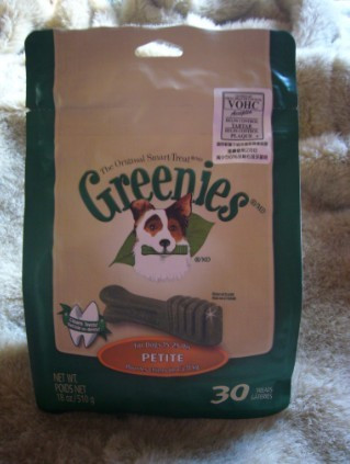美国Greenies绿地洁齿骨零食小号30支装