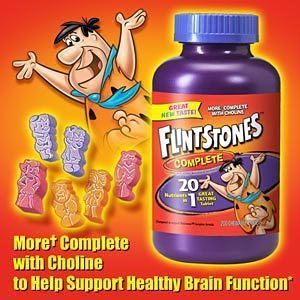 ２００粒超值！美国拜耳FlintStones儿童复合维生素/矿物质咀嚼片