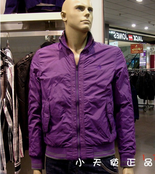 专柜正品代购浅莓紫色棉服 21045只有170
