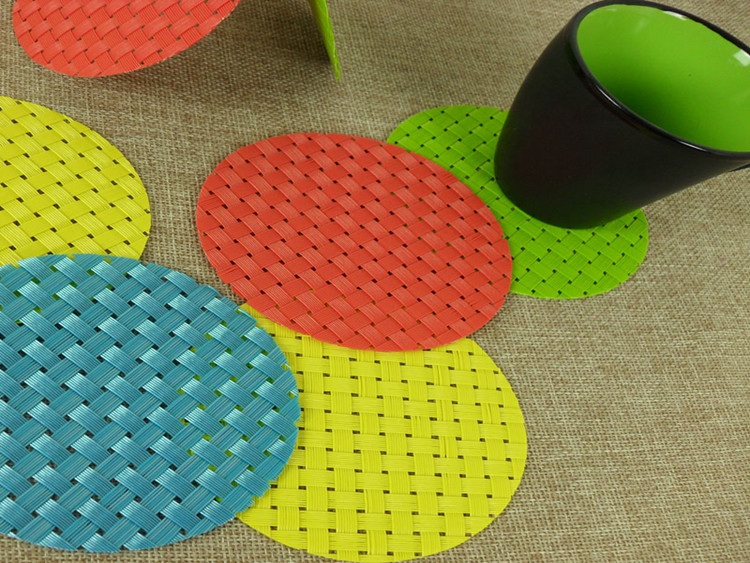 宜家pvc餐垫 餐桌垫 隔热垫 欧式外贸塑料餐垫盘垫 碗垫 杯垫防滑