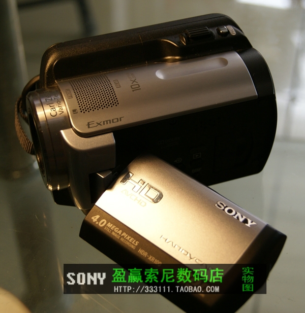 Sony/索尼XR100高清数码摄像机80G硬盘 10倍变焦 家用时尚DV