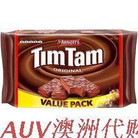AUV澳洲代购 Timtam雅乐思巧克力夹心饼干330g 限时特价